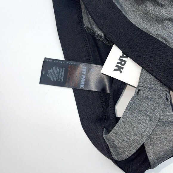 IVY PARK Sports Bra Womens Small Strappy Mesh Gray Black Logo Medium Support New - Picture 11 of 12